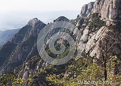 Sanctuary in Montserrat Stock Photo