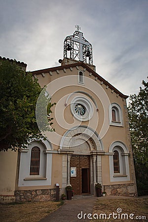 The Sanctuary of our Lady de la Salut Editorial Stock Photo