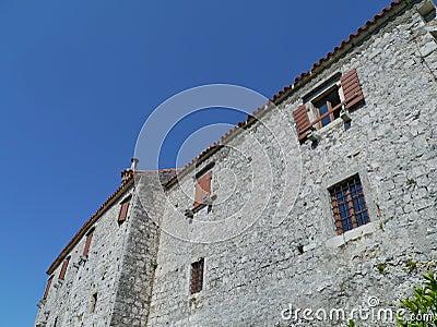 Sanctuary saint Cosmas and Damian Stock Photo