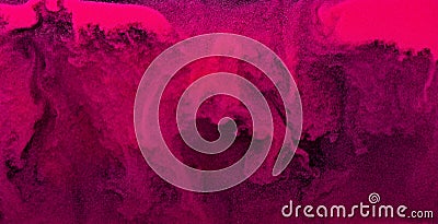 Sand background texture in pink and crimson neon colors. Stock Photo