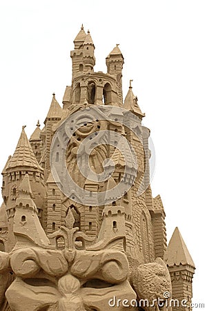 Sand castle Stock Photo