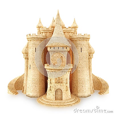 Sand Castle Stock Photo