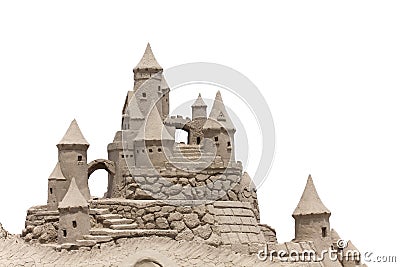 Sand Castle Stock Photo