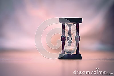 Sand clock Stock Photo