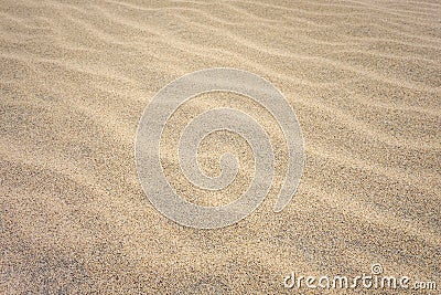 Sand detail on Ponta preta beach in Santa Maria, Sal Island, Cape Verde Stock Photo