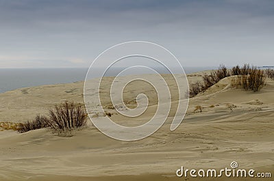 Sand dune EFA Stock Photo