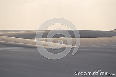 Sand Dunes On The Beach In Brazil Stock Photo