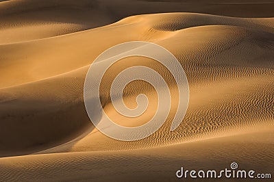 Sand Dunes Death Valley Stock Photo