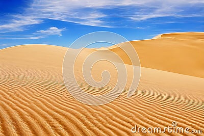 sand dunes desert, Ai Stock Photo