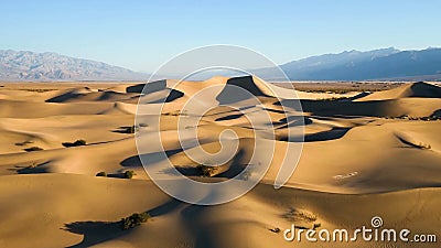 sand dunes in the desert Stock Photo