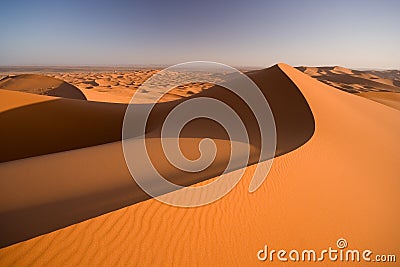 Sand Dunes Landscape Stock Photo