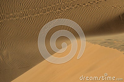 Sand dunes near Mui Ne or Phan Thiet city Stock Photo