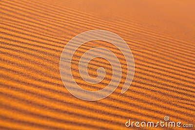 Sand dunes in Sahara desert in Africa Stock Photo