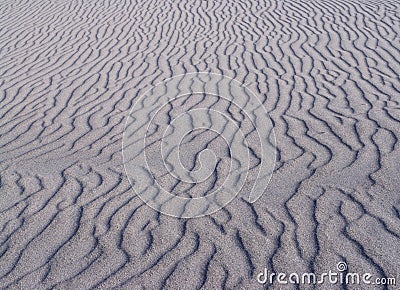 Sand grooves Stock Photo