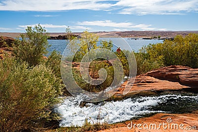 Sand Hollow State Park Stock Photo