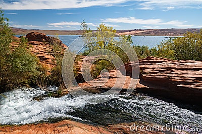 Sand Hollow State Park Stock Photo