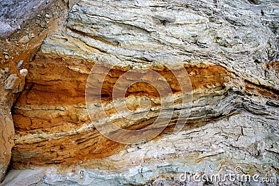 Sand layers texture Stock Photo