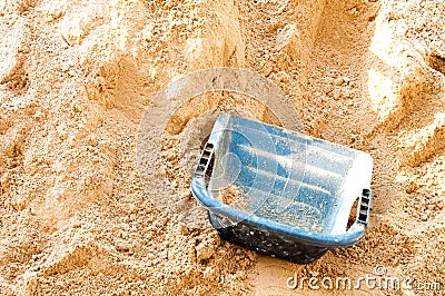 Sand Material Construction Stock Photo
