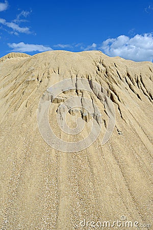 Sand mound Stock Photo