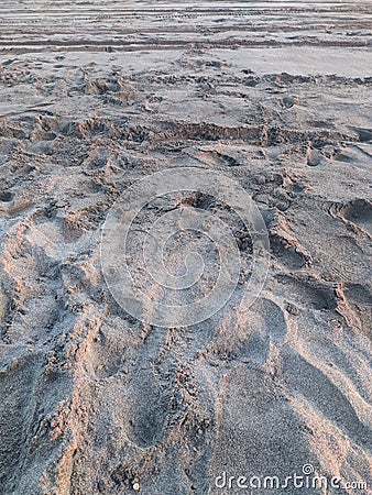 Sand Parangtritis Beach Stock Photo