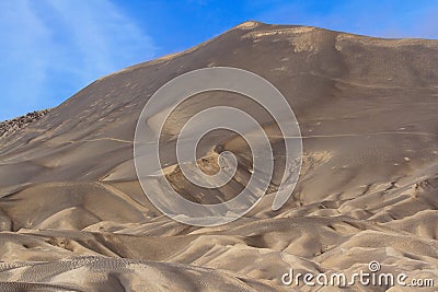 Sand pattern of vocano Stock Photo