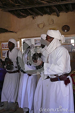 The Sand Pigeons musical group of Gnawa artists Editorial Stock Photo