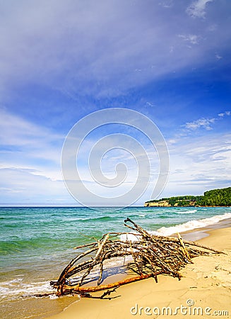 Sand Point Beach Stock Photo