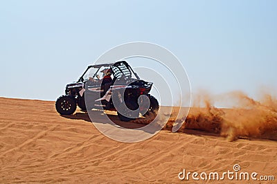 Offroad buggy in the desert Editorial Stock Photo