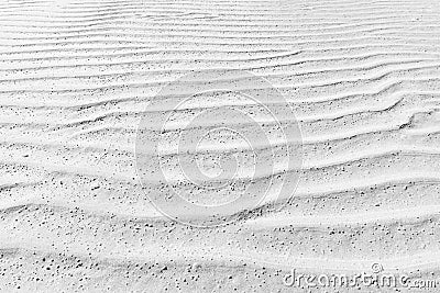 Sand Ripple Black and White Stock Photo