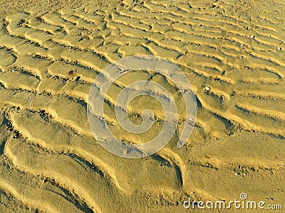 Sand Ripples Stock Photo