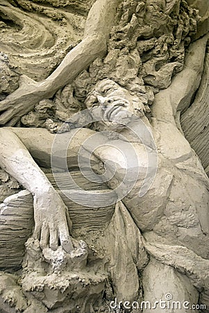 Sand Sculptures - Ulysses Editorial Stock Photo