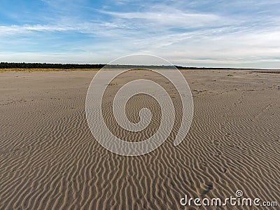 Sand and Sky Stock Photo