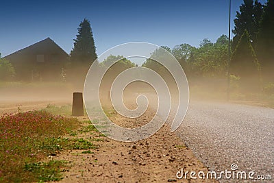 Sand storm Stock Photo