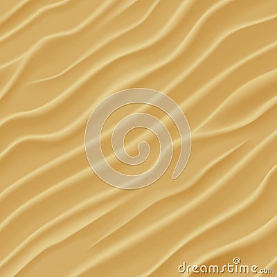 Sand texture. Desert sand dunes Vector Illustration