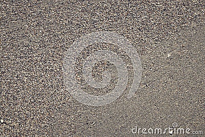 Sand texture with large and small grains transition. Stock Photo