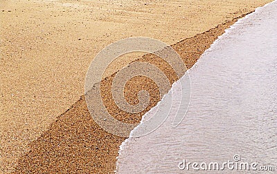 Sand and water Stock Photo