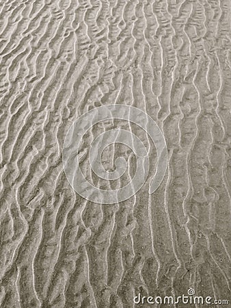 Sand wrinkles Stock Photo