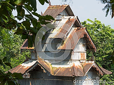 Sanda Muni Phara Gri Kyaung Taik in Mrauk U, Myanmar Stock Photo