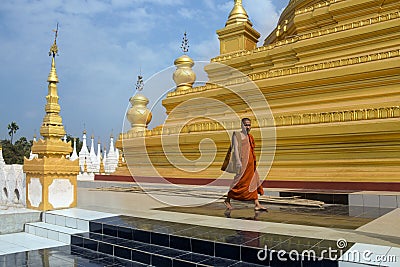 Sanda Muni Temple - Mandalay - Myanmar (Burma) Editorial Stock Photo