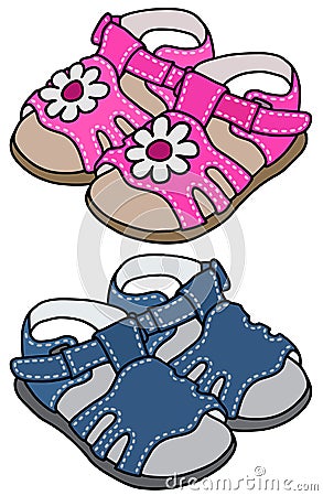  Sandales  De Childs Illustration de Vecteur Image 53784118