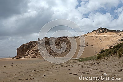 Sanddune at the beach in Australia Stock Photo