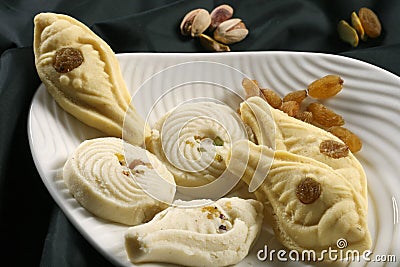 Sandesh - A Bengali sweet dish Stock Photo