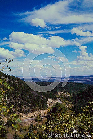 Sandia Peak, Albuquerque, NM. Editorial Stock Photo