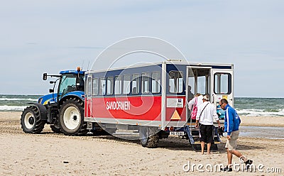 Sandormen in Skagen Editorial Stock Photo