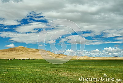 Sands Mongol Els Stock Photo
