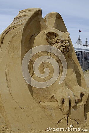 Sandsculpture festival Editorial Stock Photo