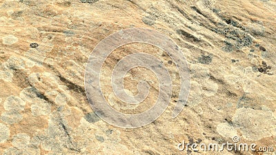 Sandstone on the coast of the Cantabrian Sea. Mount Jaizkibel. Basque Country, Spain Stock Photo