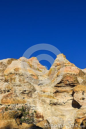 Sandstone rock formations in Colorado Stock Photo