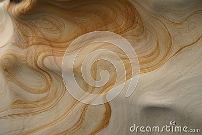 Sandstone Rock Pattern Stock Photo