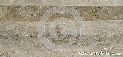 Sandstone steps. The result of the restoration of old buildings. Old staircase Stock Photo